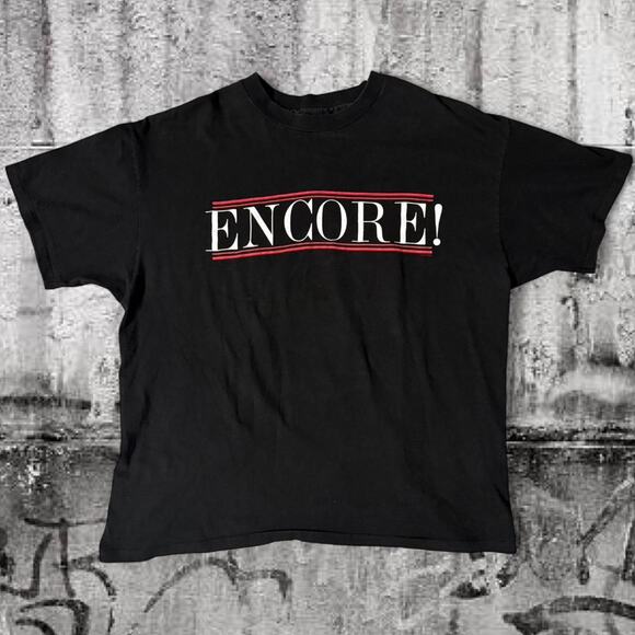 Vintage 1994 Three Tenors Dodger Stadium Encore T-Shirt - XL Black Concert Tee - Picture 2 of 8